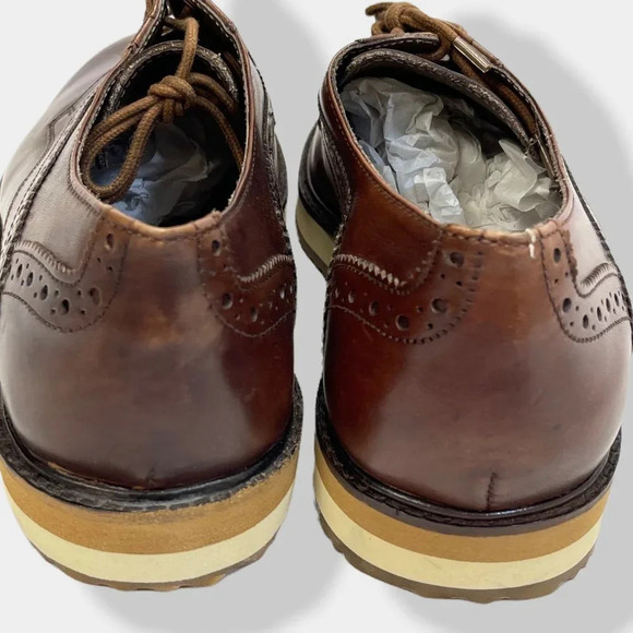 FRANK Wright Marvin‎ Leather Brogue Oxford Shoe - Picture 6 of 7